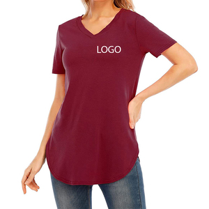 T-shirt pour femmes en coton premium, tissu écologique, vêtements durables, respirant, essentiel pour l'été, extensible, confortable, design doux - Product Image 1