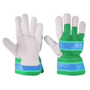 Gants de travail en cuir de vachette de qualité supérieure de haute qualité gants de sécurité pour gréeurs canadiens de sécurité travail de protection des mains - Product Image 2