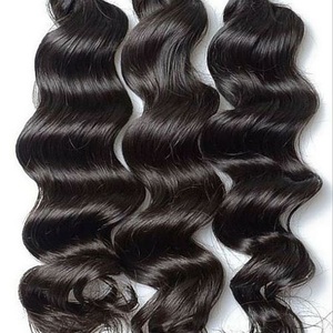 Fournisseur de mèches de cheveux indiens bruts super double tirés, mèches de cheveux vietnamiens bruts d'un seul donneur, cuticules alignées, vente en gros - Product Image 5