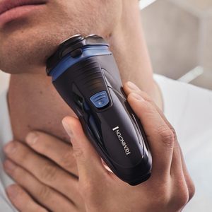 Rasoir électrique rotatif pour homme, rasage à sec, autonomie de 30 minutes, tondeuse, lames flexibles, cou pivotant, sans fil, charge USB-C, compatible avec tous les pays - Product Image 4