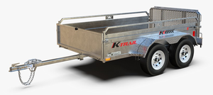 Remolque volquete de granja de inclinación hidráulica de 3 toneladas de Venta caliente para automóviles - Product Image 2