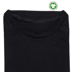 Tee-shirt pour homme brun Heirloom Organic-Jersey de poids moyen, 100% coton biologique en noir non teint Heirloom - Product Image 2