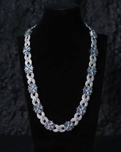 Collier chaîne à maillons infinis avec diamants en moissanite VVS glacés de 13 mm, plaqué rhodium, style hip-hop, pour mariage ou cadeau - Product Image 1