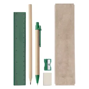 Ensemble de papeterie durable Monoli, stylo promotionnel et accessoires, merchandising écologique - Product Image 2