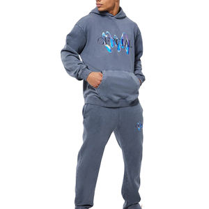 Nouveau survêtement à capuche pour garçons, le mieux noté en 2026, design unique délavé à l'acide, haute qualité, nouvelle arrivée, ensemble de jogging pour homme pour l'hiver - Product Image 2