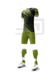 Conjunto de Camiseta y Pantalones Cortos de Fútbol con Nombre de Equipo Personalizado, 100% Poliéster, Transpirable y que Absorbe la Humedad, Impresión por Transferencia de Calor, Tallas Unisex para Adultos - Product Image 2