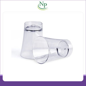 Design conique classique de haute qualité en plastique PET fabriqué en verre à liqueur solo NP PS 6 d'une capacité de 60ml pour les fêtes, les événements et les rassemblements - Product Image 3