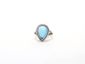 Diseñador de moda Natural Larimar 925 Plata de ley Piedra preciosa hecha a mano Anillo bohemio Joyería fina Hombres Mujeres Precio de fábrica al por mayor - Product Image 2