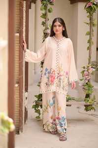 La mayoría del último diseño Salwar kameez para mujeres vestido de invierno para damas Lenin/vestido de agarre muy alta calidad Lenin impreso digital - Product Image 5