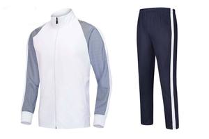 Combinaison d'entraînement costume à manches longues printemps et automne hommes adulte sport uniforme blanc étudiant Football uniforme veste - Product Image 4