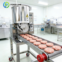 Équipement de façonnage de galettes réglable pour la fabrication de galettes de porc, de bœuf et de poulet