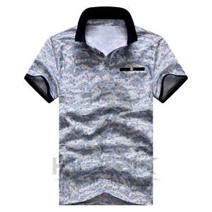 2023 haute qualité en gros été décontracté polos hommes à manches courtes chemise grande taille imprimer pour hommes - Product Image 3