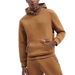 Chándal con Capucha de Forro Polar Transpirable Estampado Unisex para Adultos, con Bolsillo Bordado, Informal, para Otoño e Invierno, de Alta Calidad - Product Image 4