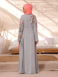 Robe longue décontractée Abaya Dubaï Vêtement traditionnel arabe Vêtements islamiques de haute qualité Respirant Nouvelle qualité Abayas pour femmes musulmanes - Product Image 4
