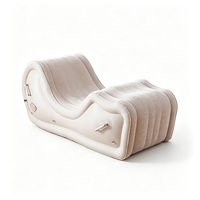 Canapé gonflable multi-usage, capacité de charge de 300 kg, excellente chaise longue pour véranda et terrasse.