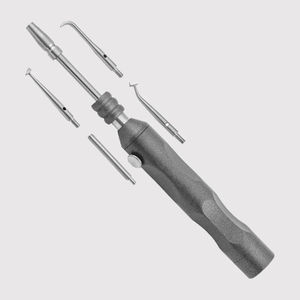 อุปกรณ์ทำความสะอาดครอบฟันด้วย3จุดยึดได้และประแจ1อันทำจากสเตนเลสสตีลเครื่องมือออกแบบได้ตามต้องการ - Product Image 1