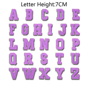 Parches Bordados Personalizados de Chenilla con Relieve 3D, Ecológicos, Colores y Logotipos Personalizados, Estilo Cosido, Formas de Flores, MOQ 50 Piezas - Product Image 5