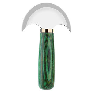 Couteau à découper en cuir vétérinaire artisanal, lame en acier inoxydable, réutilisable, outil de soins de santé pour les grands animaux, cheval, manche en bois lisse - Product Image 1