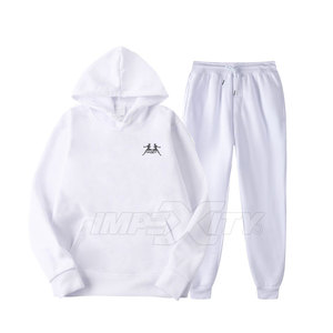 Logo personnalisé deux pièces léger décontracté hiver jogging ensemble de survêtements grande taille XXL XL tissu imprimé nouveau style de survêtements - Product Image 1