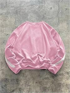 เสื้อสเวตเตอร์ถักคอกลมแขนยาวแบบสวมหัวคอกลมพิมพ์ลายโลโก้ออกแบบได้ตามต้องการ - Product Image 2