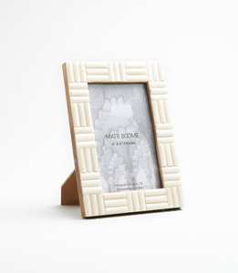 Venta caliente nuevo diseño marco de fotos de madera natural con incrustaciones de hueso para pared y mesa decoración del hogar uso suministro al por mayor - Product Image 6