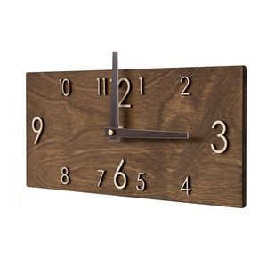Best Quality Rustic Wooden Analog Wall <b>Clock</b> Roman Numerals Art Deco Design Quartz Kitchen Study Wedding Interior Decoration - Product Image 6