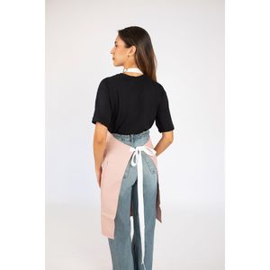 Tablier de travail en lin Ros Rock, personnalisé, haute qualité, à bretelles croisées, pour le nettoyage, les fêtes, les mariages, la peinture, style coréen, tablier maçonnique - Product Image 3