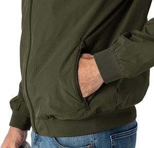 Veste bomber unisexe décontractée d'automne, longueur classique, vente en gros, design varsity, broderie classique, réversible, lettres - Product Image 2