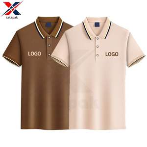 Camiseta bordada de manga corta de verano para hombre transpirable de alta calidad para hombre, camiseta para hombre, Polo - Product Image 2