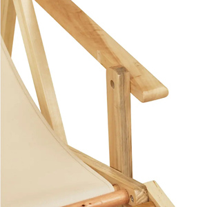 เก้าอี้อาบแดดกลางแจ้งสำหรับสระว่ายน้ำชายหาดไม้สักธรรมชาติดีไซน์ใหม่-ราศีกันย์ - Product Image 5