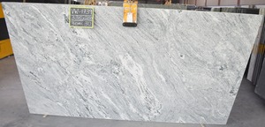 Losa de granito blanco Viscon del Sur de alta calidad, acabado superficial pulido, azulejo de piedra Natural para encimeras de cocina - Product Image 5