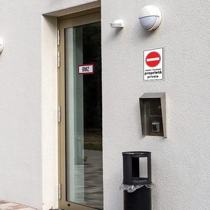 Alta visibilità 20x30 cm alluminio nessun accesso alla proprietà privata segnaletica per aree Private - Product Image 3