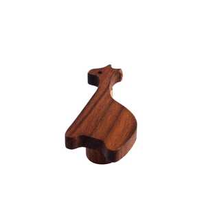 Manijas de madera maciza pulidas de lujo, perillas impermeables para niños, muebles de dibujos animados, forma de Animal, armario de amor, armario - Product Image 2