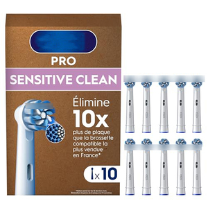 Juego de cabezales de cepillo de dientes de repuesto para limpieza bucal, paquete de cepillo de dientes eléctrico profesional para el cuidado de las encías DE LA EB60RX-10 - Product Image 1