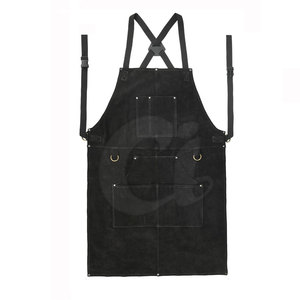 Custom Design Heavy Duty Welding <b>Aprons</b> Durable <b>Leather</b> Material Comfortable and Water-Proof Washable <b>Leather</b> Welding <b>Aprons</b> - Product Image 2