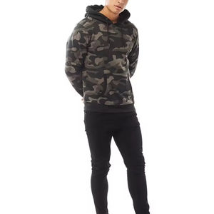Sweat-shirts à capuche camouflage pour hommes, vente chaude 2025, fabrication sur mesure, polaire camouflage, vente en gros, mode, sweat-shirts camouflage mignons et bon marché pour hommes - Product Image 3