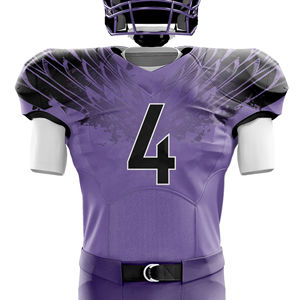 Uniforme de Fútbol Americano de Color Sólido, Secado Rápido, Hecho a Medida - Product Image 2