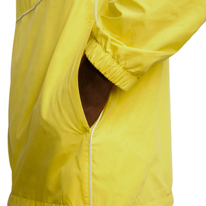 Survêtement coupe-vent respirant à capuche 100 % coton avec pantalon de jogging grande taille, passepoil personnalisé, coupe-vent, hiver, extérieur, décontracté pour homme - Product Image 4