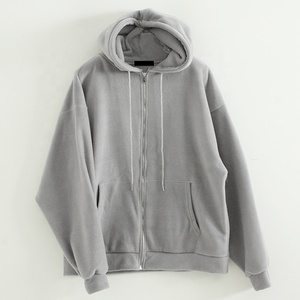 ชุดวอร์มมีฮู้ดผ้าขนแกะแบบรูดซิปปักลายสำหรับใส่ไปตามท้องถนนชุดวอร์มเสื้อวอร์มมีฮู้ดผ้าคอตตอนแบบกำหนดเอง - Product Image 5