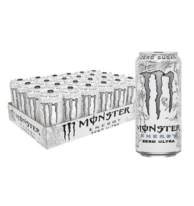 Bulk Stock Monster Energy Ultra <b>Zero</b> <b>Sugar</b> Drink 500 ml Can High Energy Refreshing Beverage for Export Supply - Product Image 3