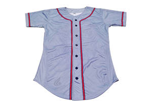 เสื้อเบสบอลกระดุมเต็มเม็ดระบายอากาศได้ดีน้ำหนักเบาสวมใส่สบายโลโก้ออกแบบได้ตามต้องการ - Product Image 2