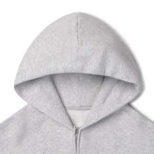 เสื้อมีฮู้ดใส่ได้ทั้งชายและหญิงแบบมีซิปโอเวอร์ไซส์ทำจากผ้าฝ้าย100% มีฮู้ดสั่งตัดโลโก้บนหน้าจอได้ตามต้องการ - Product Image 5