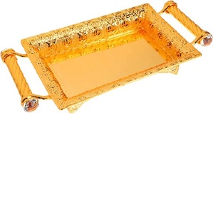 Table à manger décorative plateau de service de nourriture de cuisine plateau de Table à manger décoratif plateau de service de café de bureau à domicile - Product Image 1