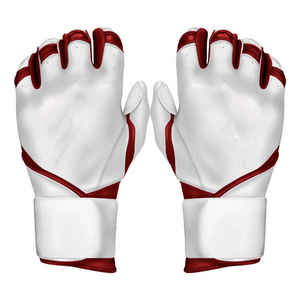 ถุงมือเบสบอลตีซอฟต์บอลสำหรับผู้ชาย, ถุงมือหนังสำหรับมืออาชีพทำจากสายรัดปรับขนาดมาตรฐานได้ประสิทธิภาพสูง - Product Image 1