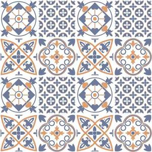 400x400mm Azulejo de cerámica marroquí rústico Azulejo decorativo 40x40cm Baldosas de cerámica - Product Image 4