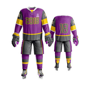 Uniforme de Hockey sobre Hielo Transpirable con Logotipo Personalizado, Ropa Deportiva Profesional, Uniforme de Hockey sobre Hielo para Venta en Línea - Product Image 1