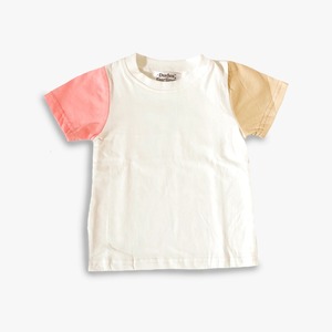 Bella Canvas Kids T Shirts Casual 100% Cotton BOXY TEE en Pink Blue y Natural Dark Teal Block Color Design - Product Image 5