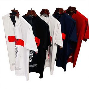 Camiseta de Hombre Talla Grande 100% Algodón, Lisa, Anti-Pilling, Manga Corta, Cuello Redondo, Casual, Transpirable, Ecológica, 300 Gramos, OEM ODM - Product Image 1