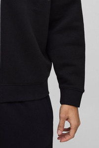 Vente chaude Noir 330GSM Surdimensionné Boxy Applique Full Zip Up Through Hoodi pour Hommes Personnalisé En Gros Usine Prix Hommes Hoodies - Product Image 5