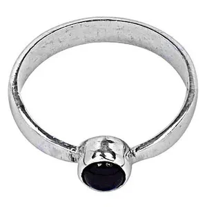Anillo de Plata 925 Chapado en Oro de 14K con Ónice para Mujer, con Circonita, Joyería de Moda para Boda o Compromiso, Engaste de Bisel - Product Image 1